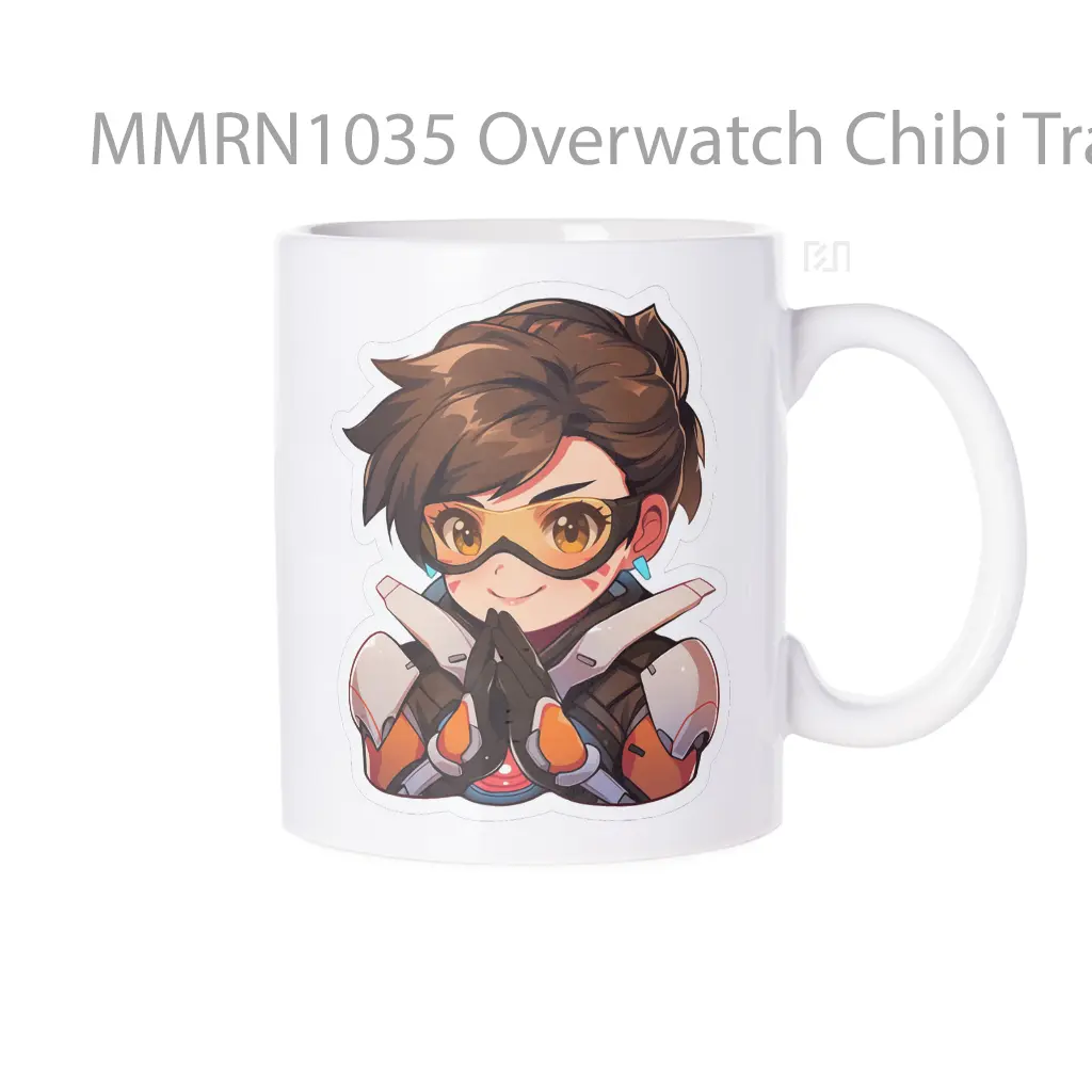 Overwatch Chibi Tracer Gelas Keramik Mug