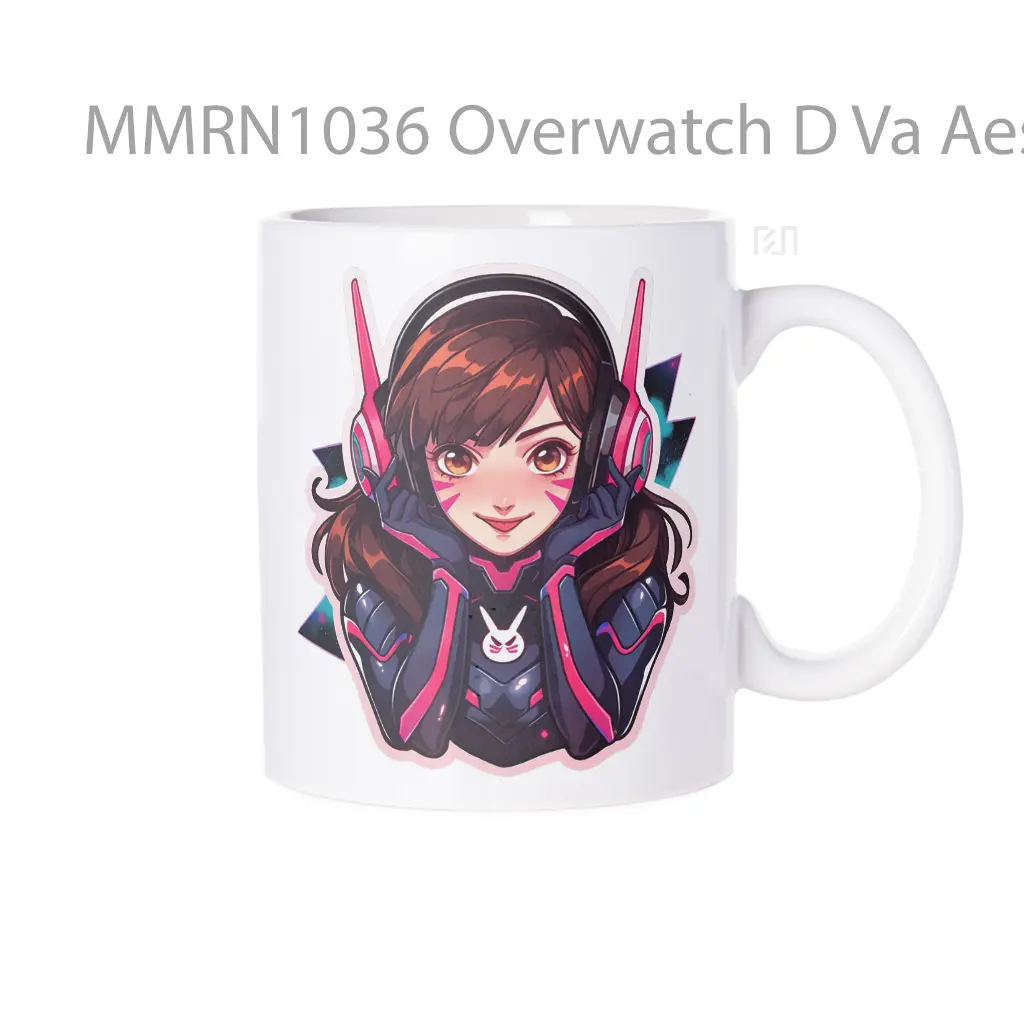 Overwatch D Va Aesthetic Gelas Keramik Mug