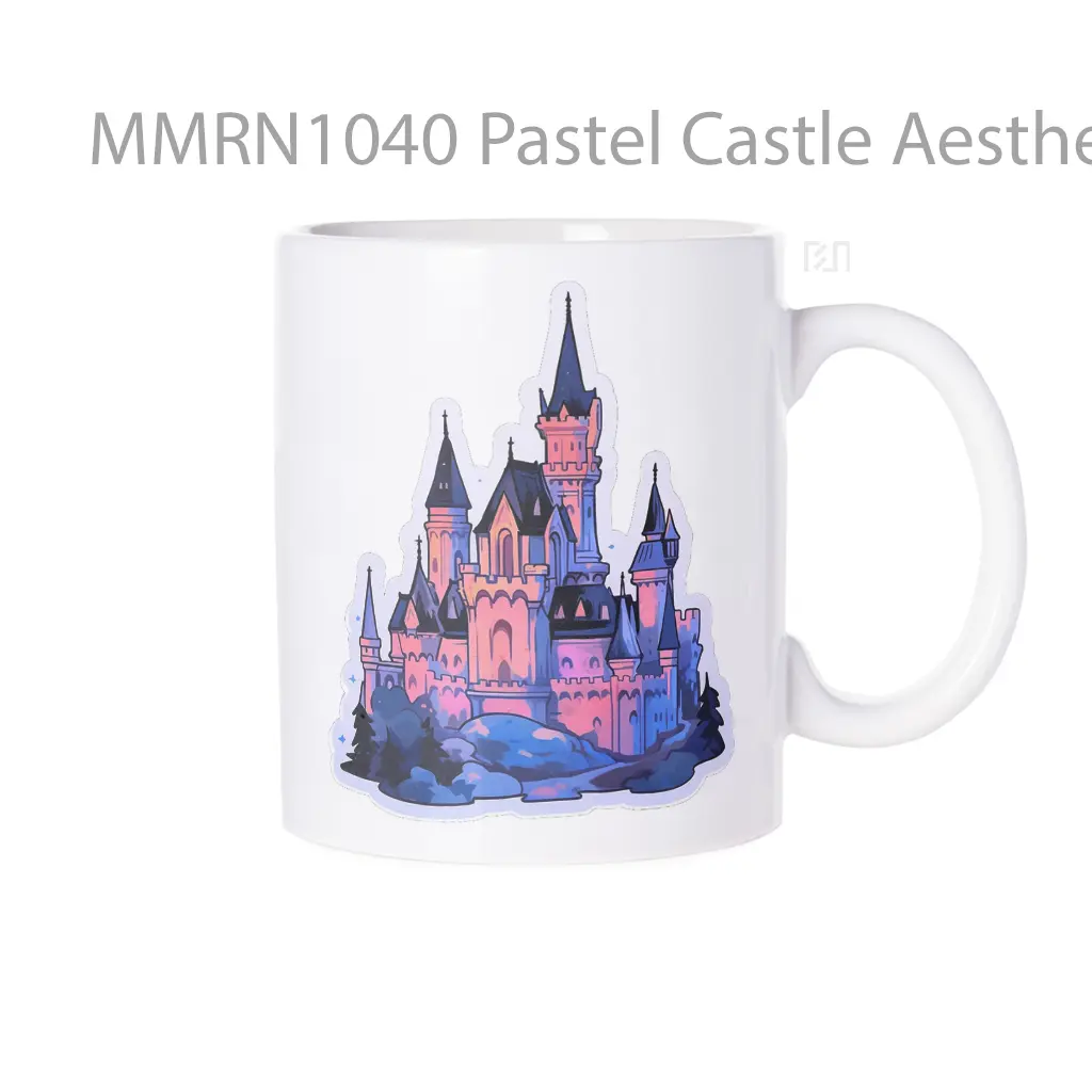 Pastel Castle Aesthetic Gelas Keramik Mug