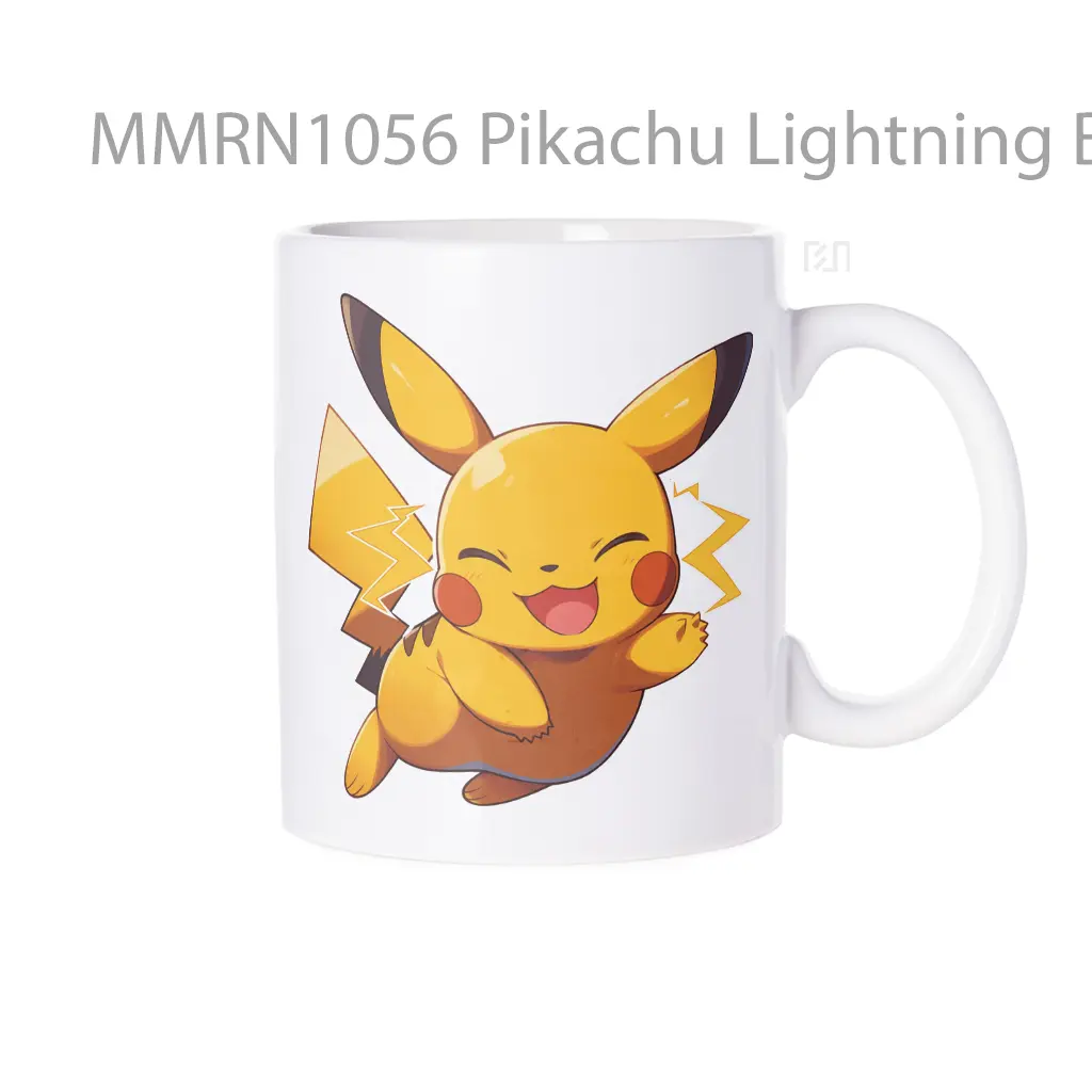 Pikachu Lightning Bolt Gelas Keramik Mug