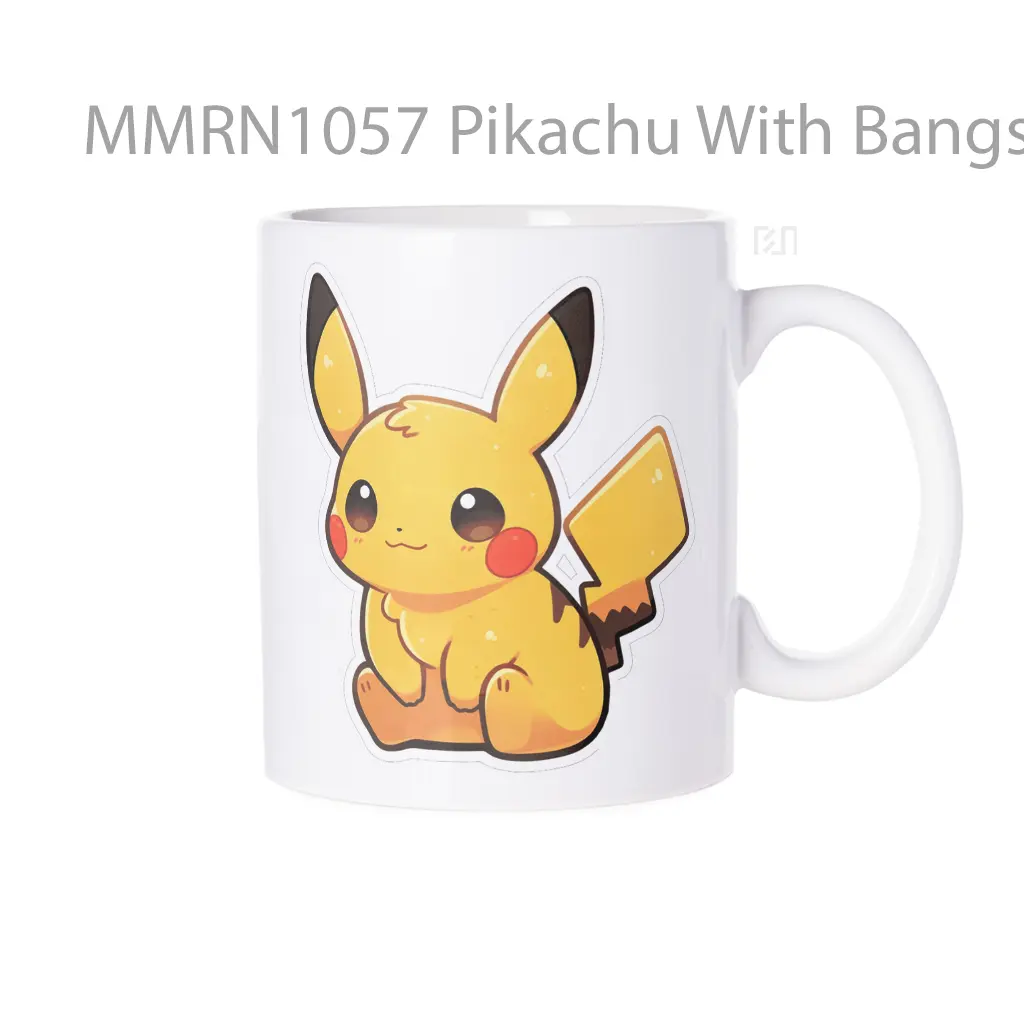 Pikachu With Bangs Pokemon Gelas Keramik Mug