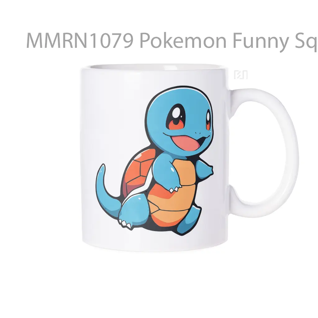 Pokemon Funny Squirtle Gelas Keramik Mug