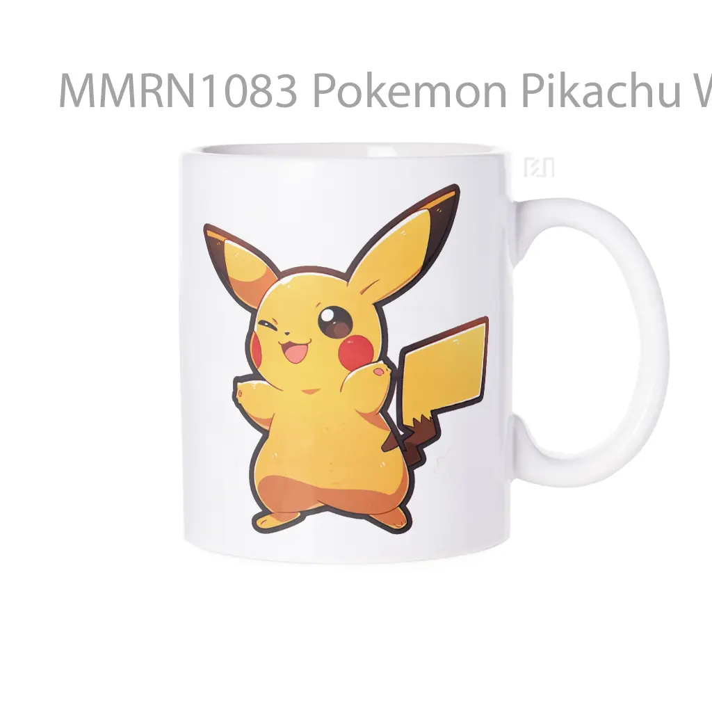 Pokemon Pikachu Winking Gelas Keramik Mug