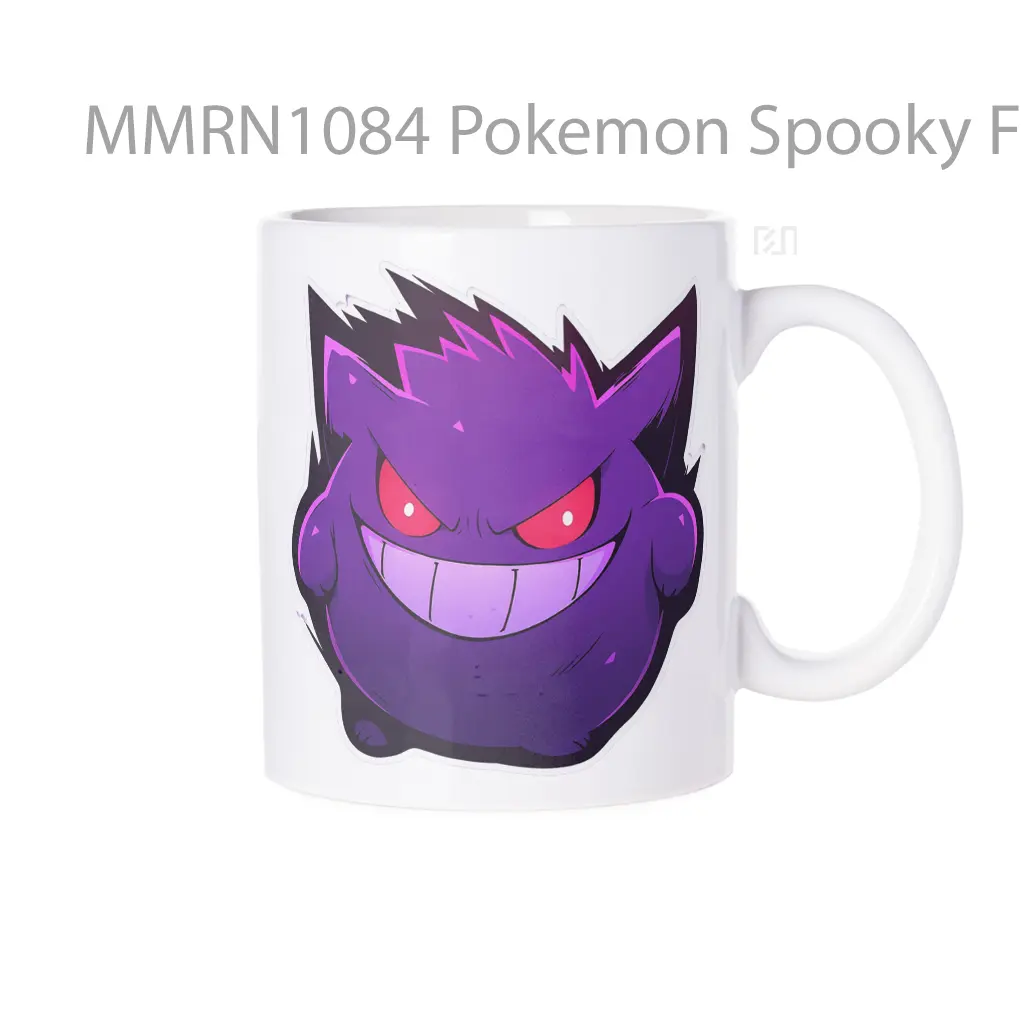 Pokemon Spooky Funny Gengar Gelas Keramik Mug