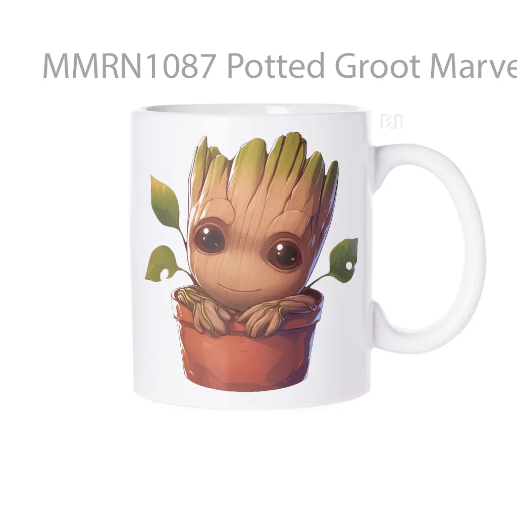 Potted Groot Marvel Comics Gelas Keramik Mug