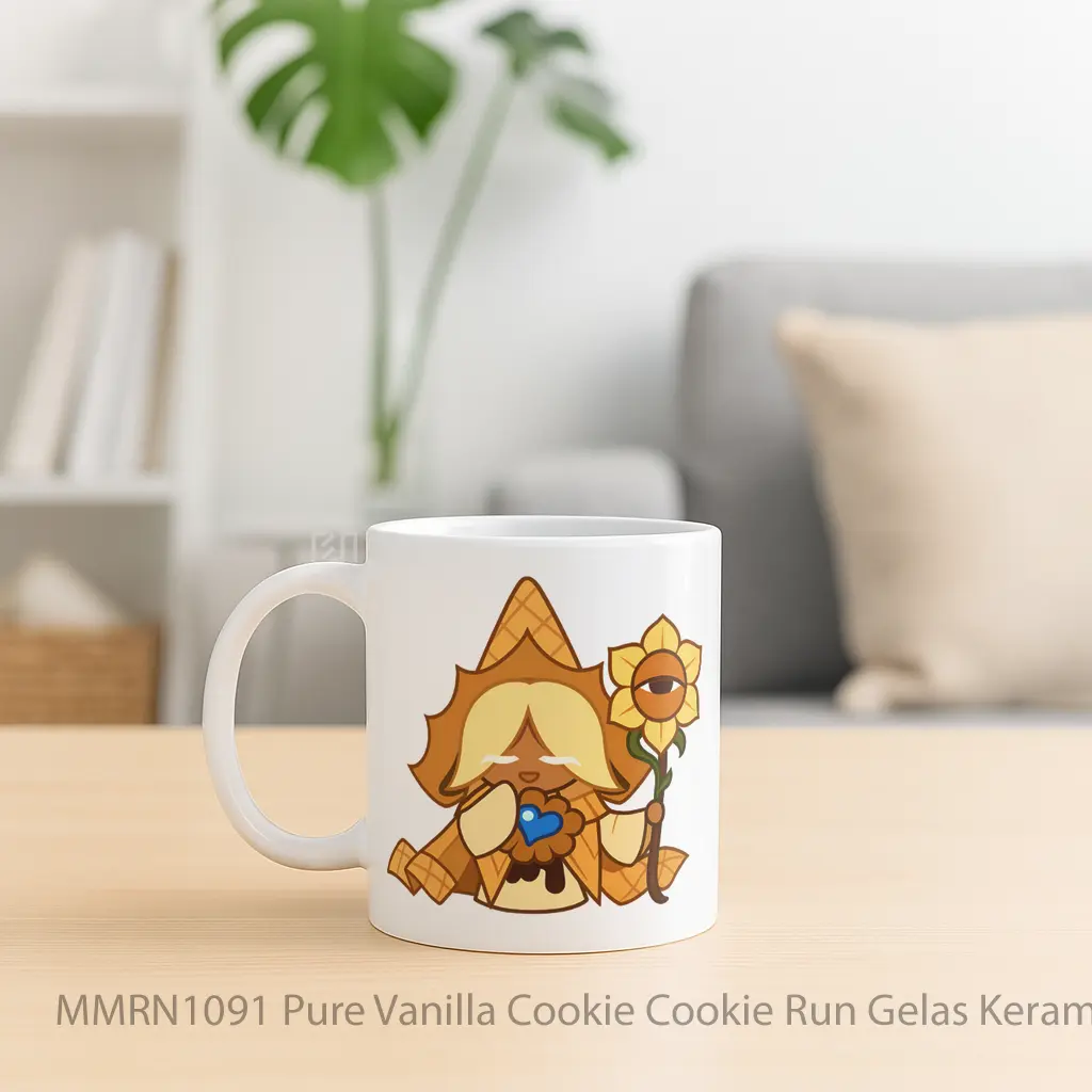 Pure Vanilla Cookie Cookie Run Gelas Keramik Mug - Sudut 2