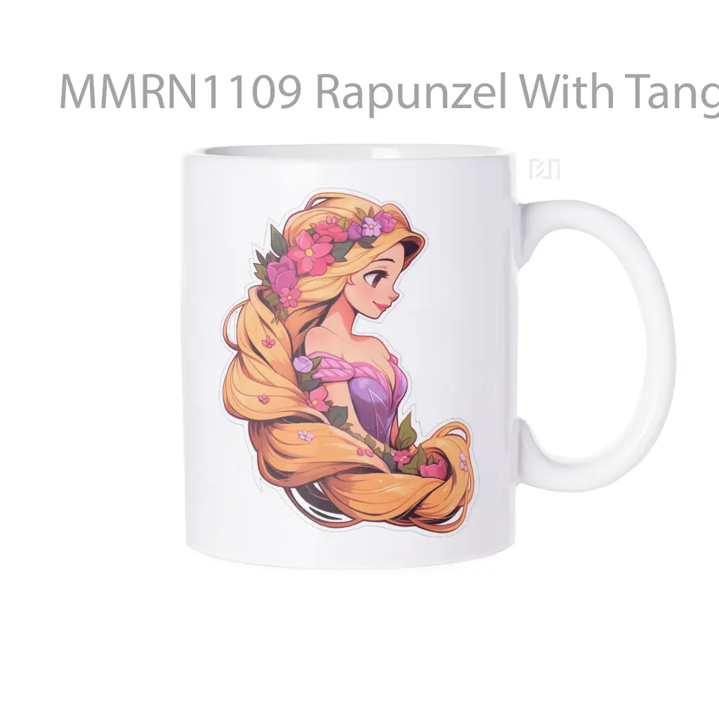 Rapunzel With Tangled Hair Gelas Keramik Mug