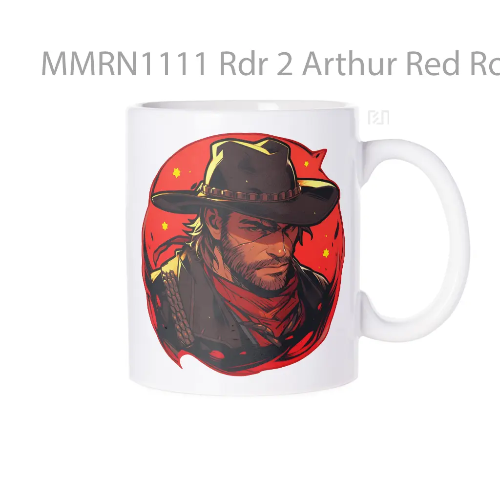 Rdr 2 Arthur Red Round Gelas Keramik Mug