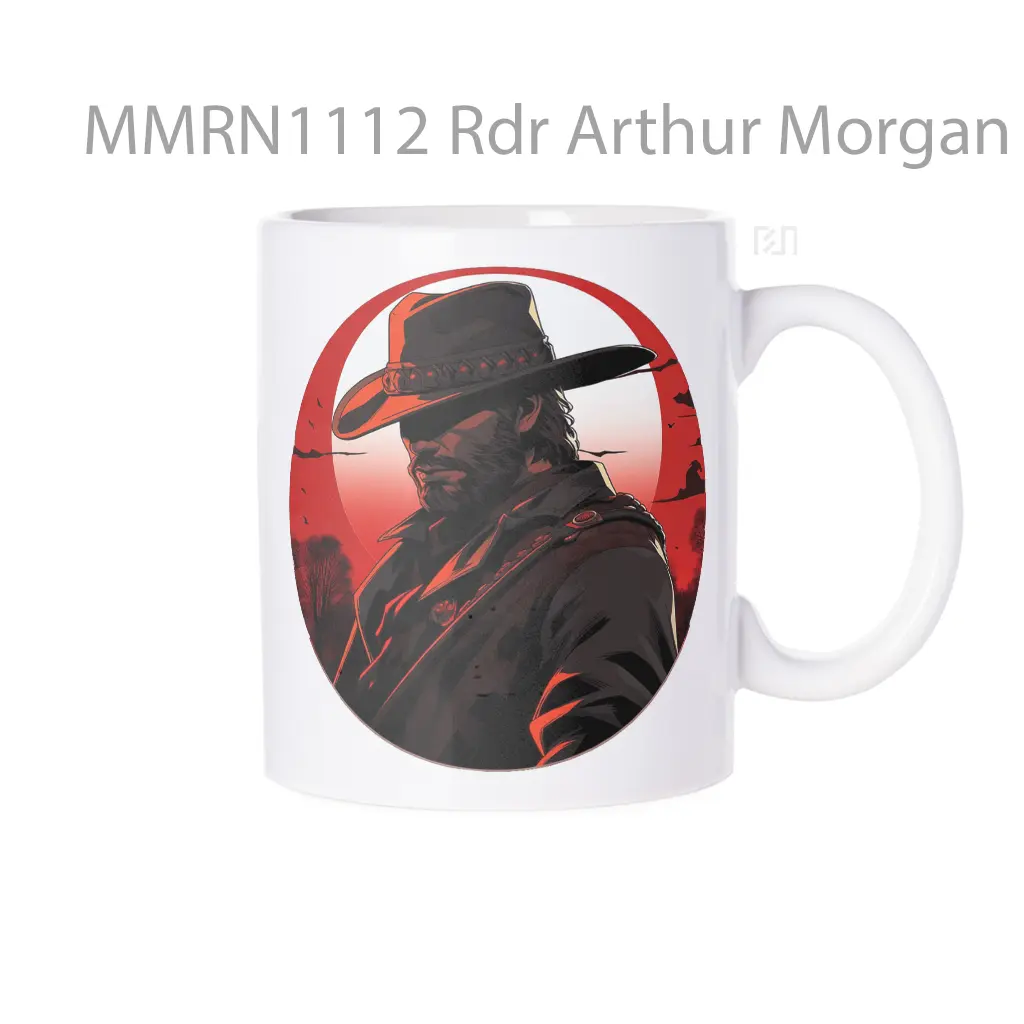 Rdr Arthur Morgan Red Round Gelas Keramik Mug