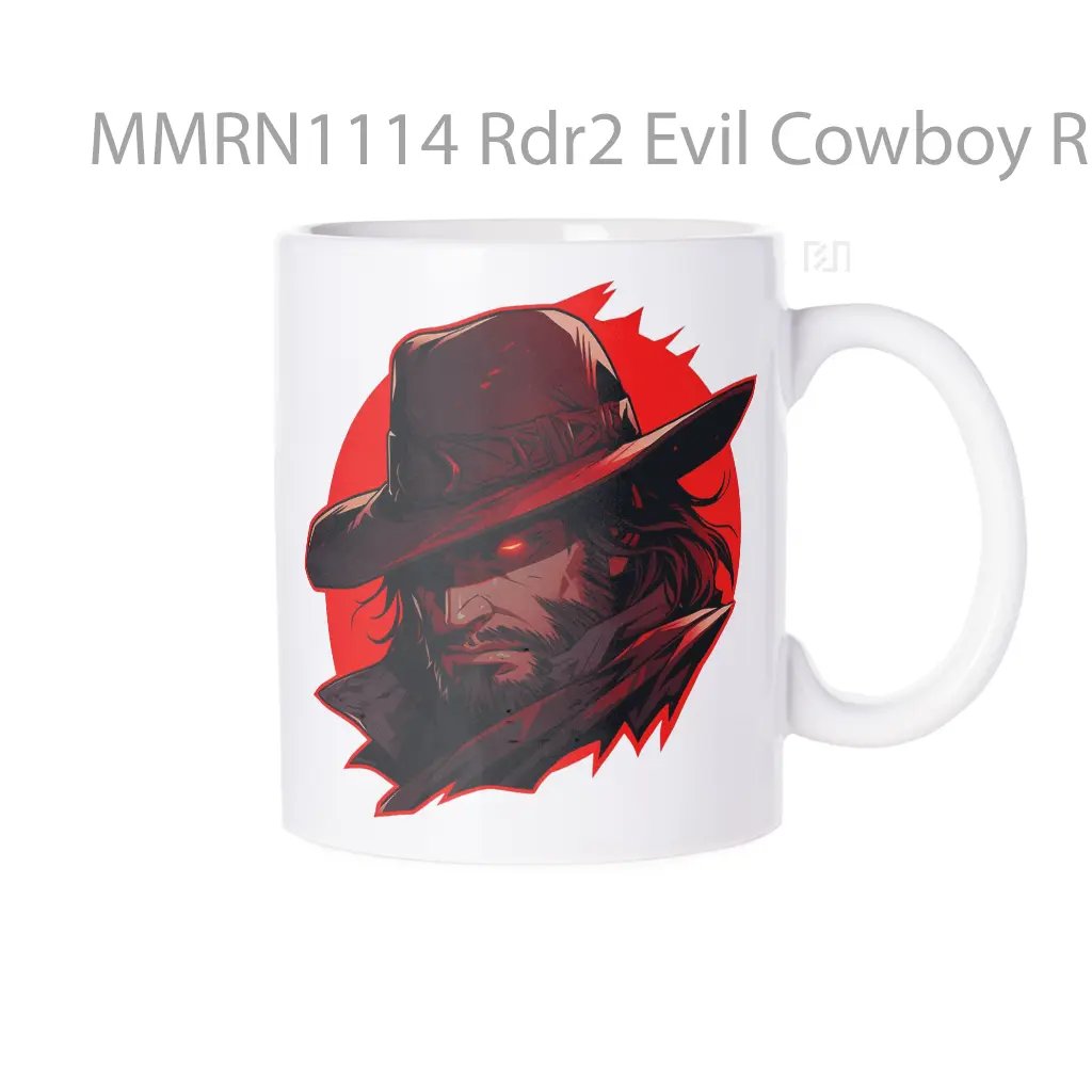 Rdr2 Evil Cowboy Red Gelas Keramik Mug