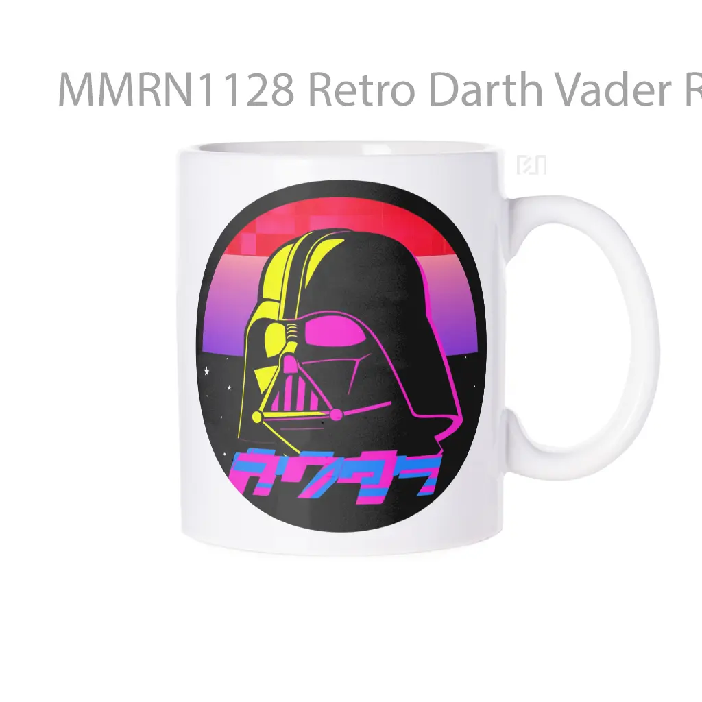 Retro Darth Vader Round Gelas Keramik Mug