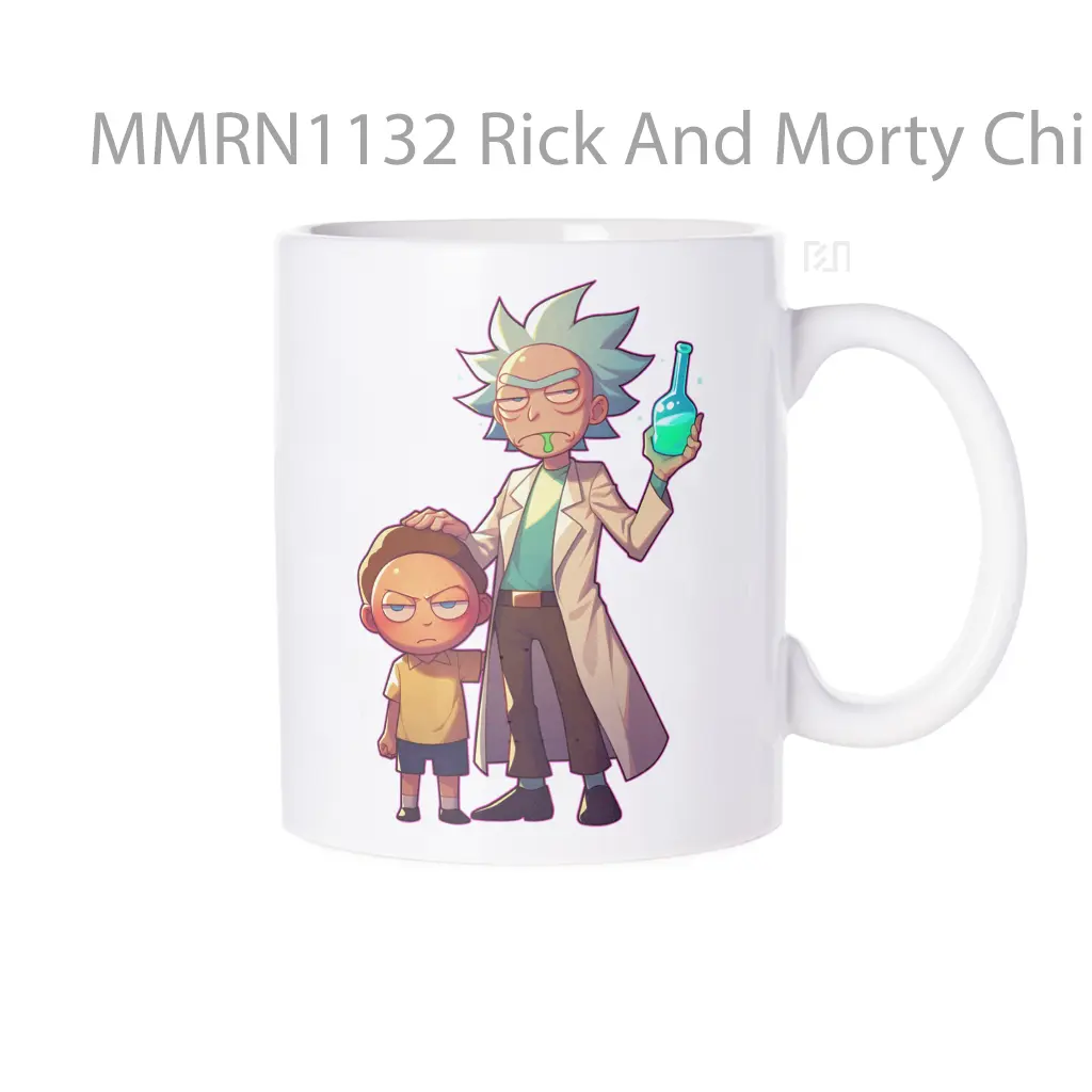 Rick And Morty Chibi Gelas Keramik Mug