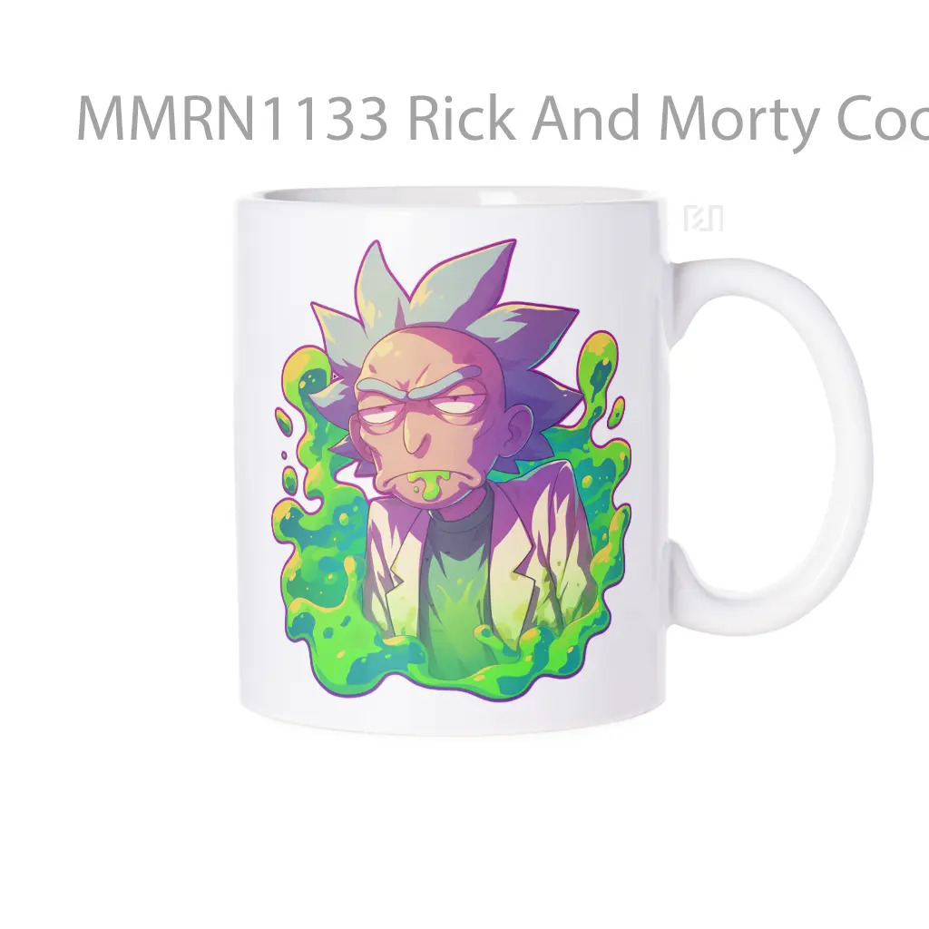 Rick And Morty Cool Green Gelas Keramik Mug