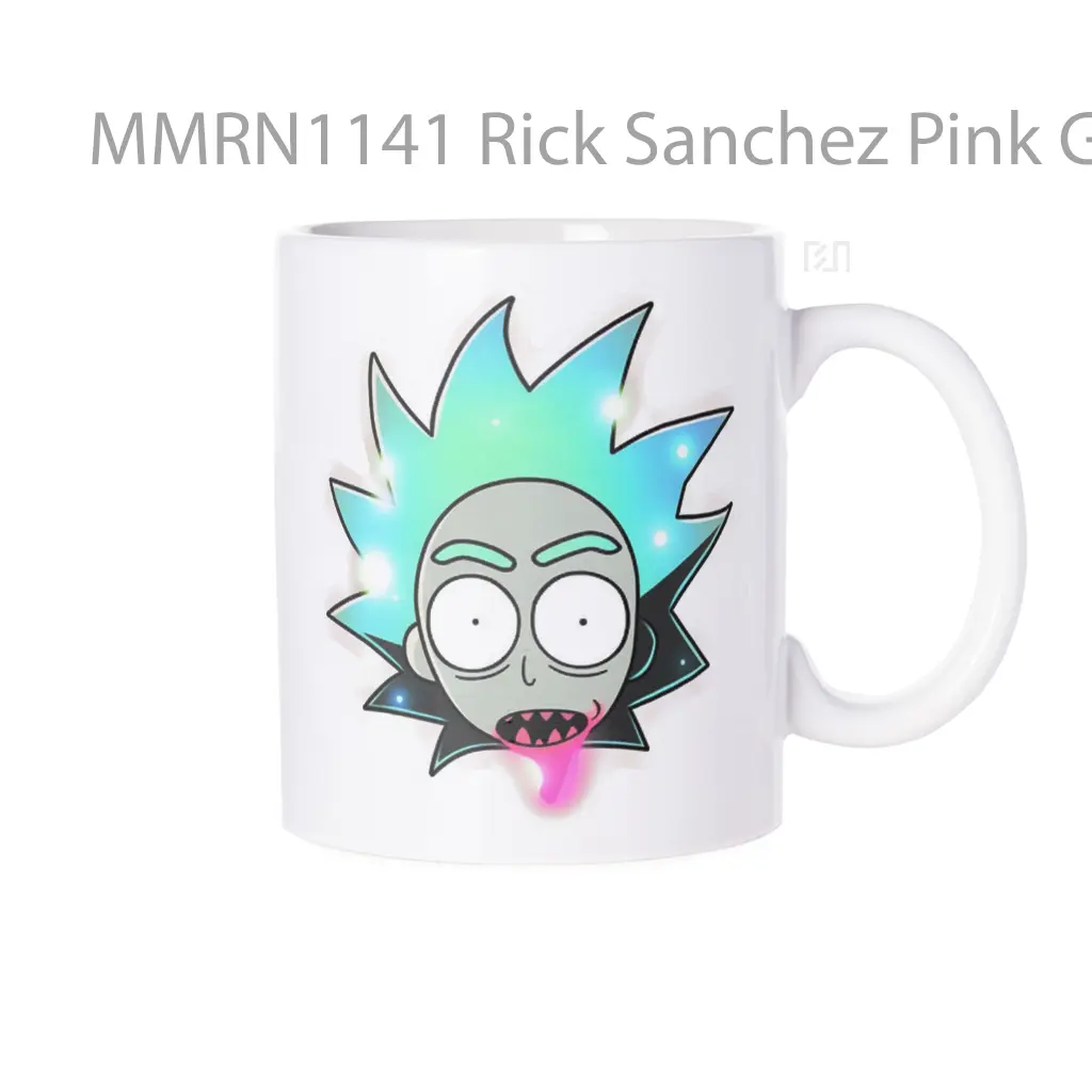 Rick Sanchez Pink Goo Mouth Gelas Keramik Mug