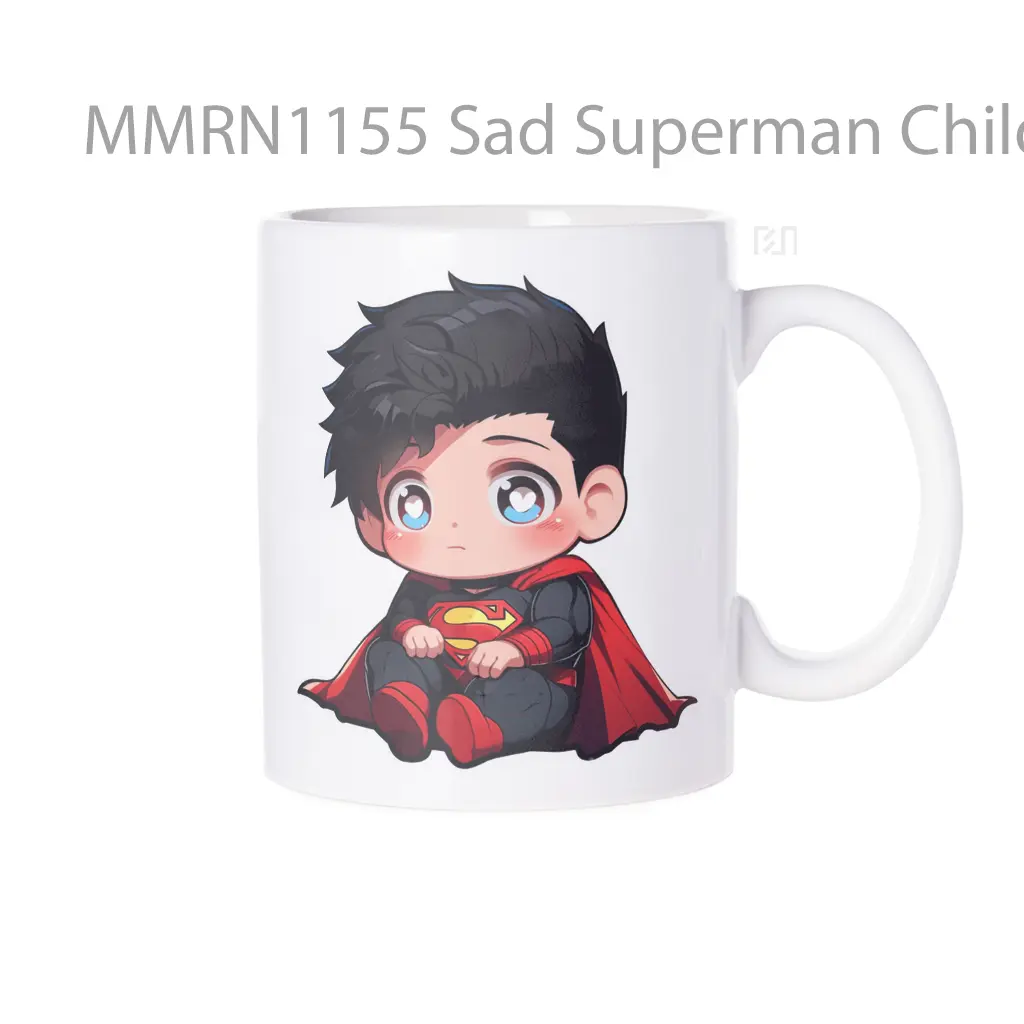 Sad Superman Child Comics Gelas Keramik Mug