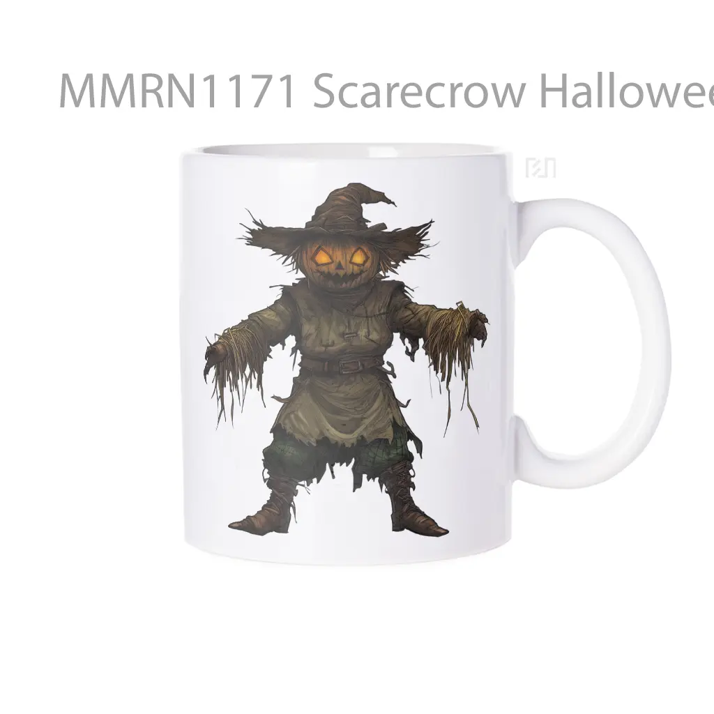 Scarecrow Halloween Guardian Gelas Keramik Mug