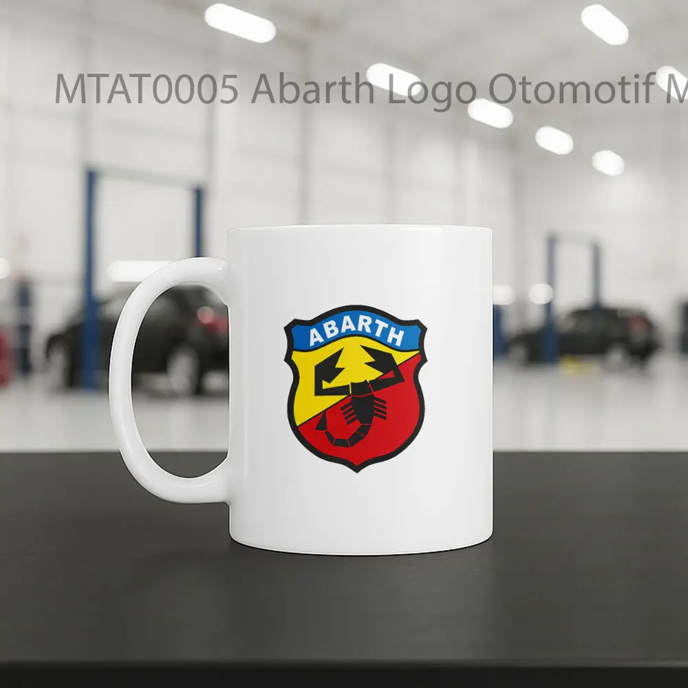 Abarth Logo Otomotif Mug - Sudut 2