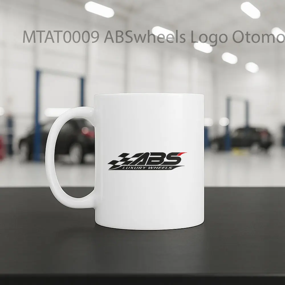 ABSwheels Logo Otomotif Mug - Sudut 2
