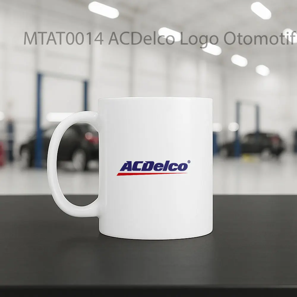 ACDelco Logo Otomotif Mug - Sudut 2