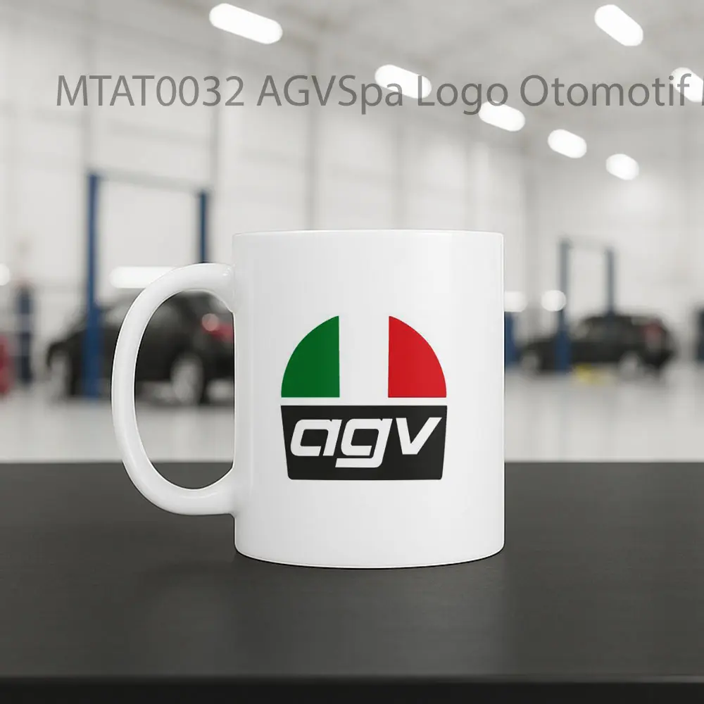 AGVSpa Logo Otomotif Mug - Sudut 2