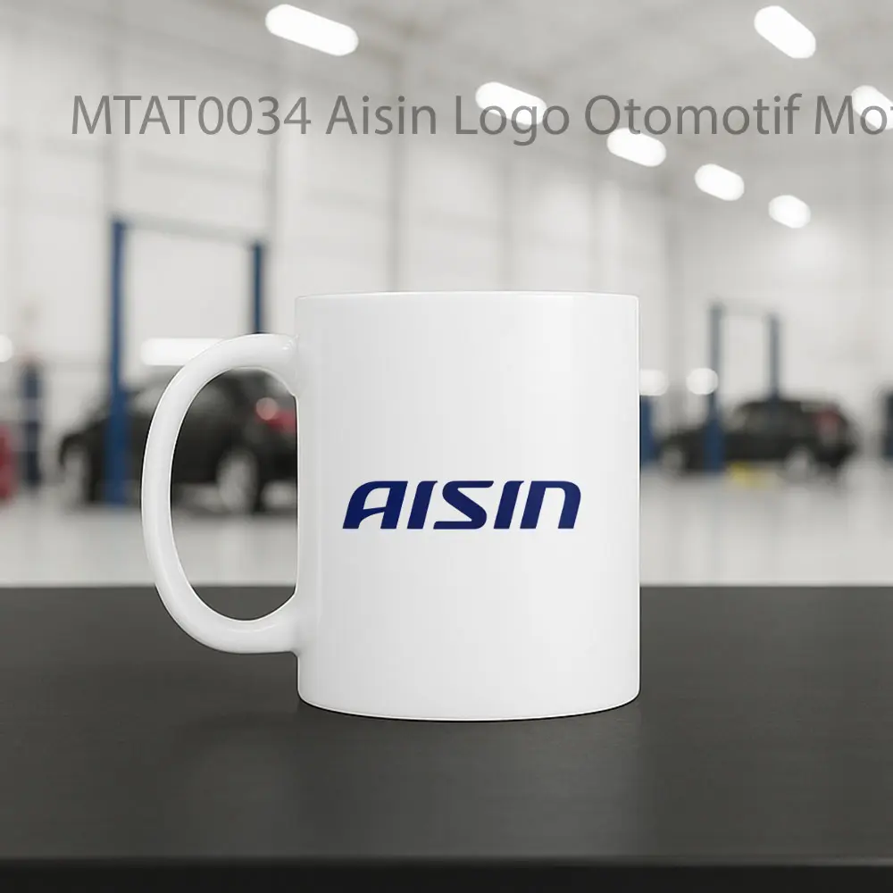 Aisin Logo Otomotif Mug - Sudut 2