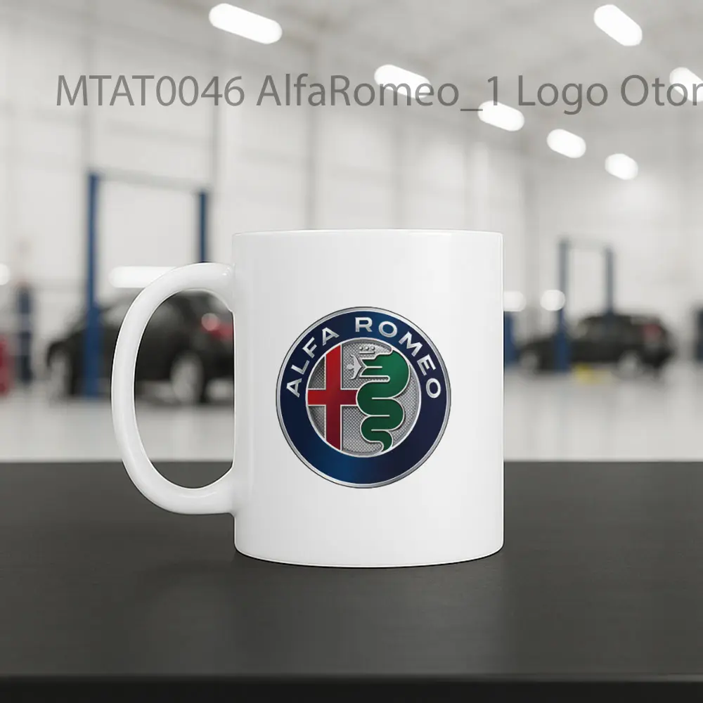 AlfaRomeo_1 Logo Otomotif Mug - Sudut 2