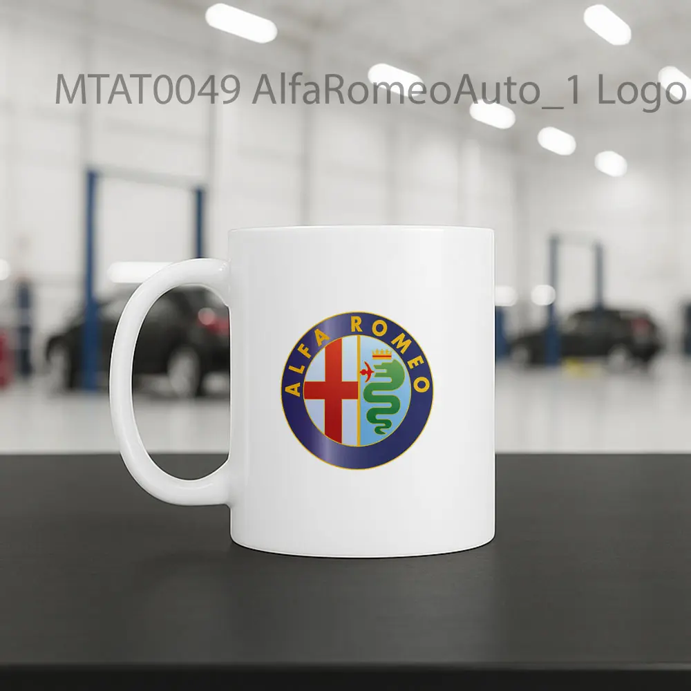 AlfaRomeoAuto_1 Logo Otomotif Mug - Sudut 2