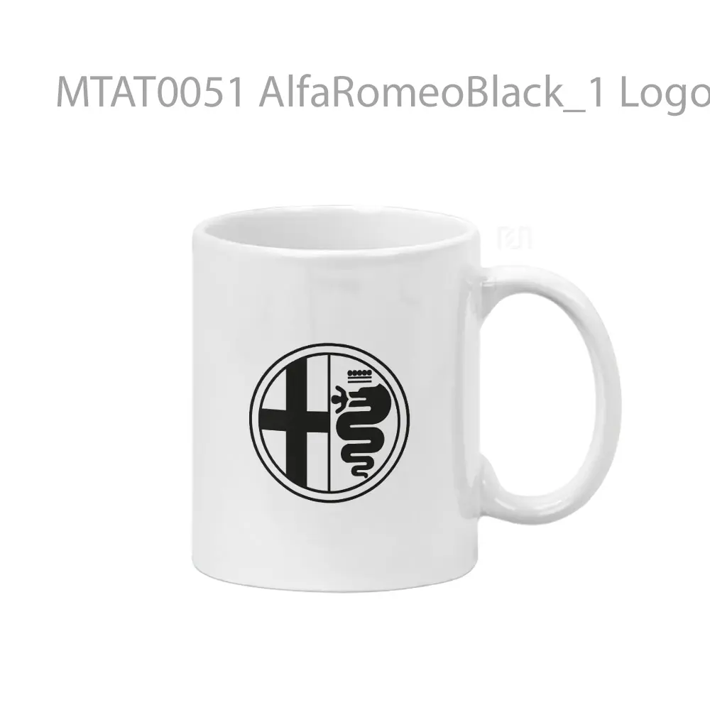 AlfaRomeoBlack_1 Logo Otomotif Mug