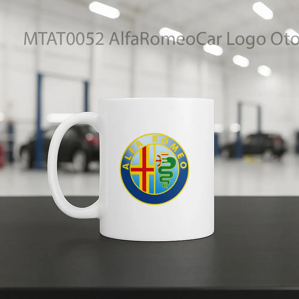AlfaRomeoCar Logo Otomotif Mug - Sudut 2