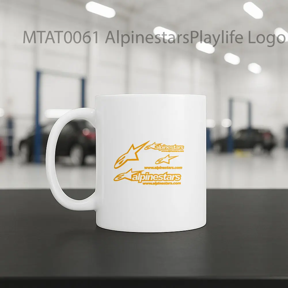 AlpinestarsPlaylife Logo Otomotif Mug - Sudut 2