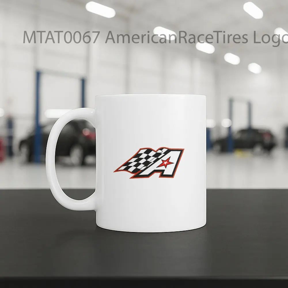 AmericanRaceTires Logo Otomotif Mug - Sudut 2