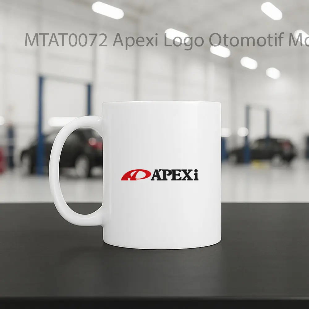 Apexi Logo Otomotif Mug - Sudut 2