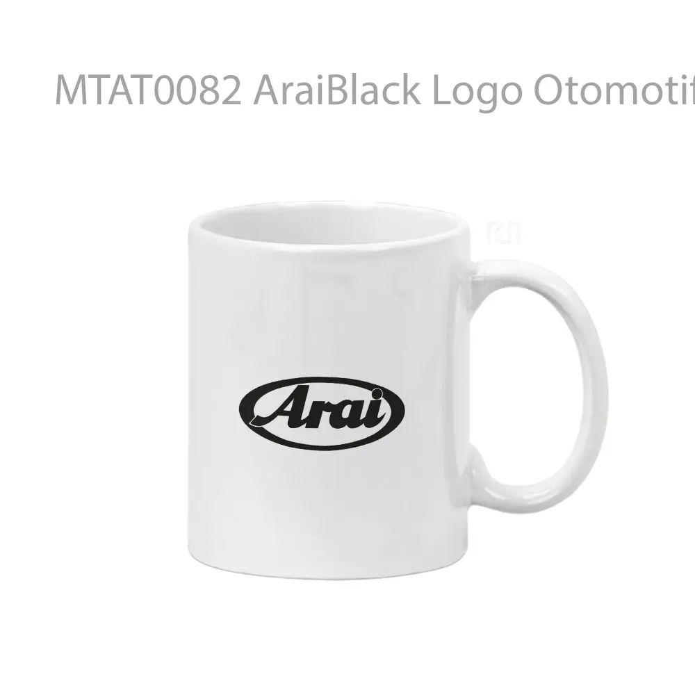 AraiBlack Logo Otomotif Mug