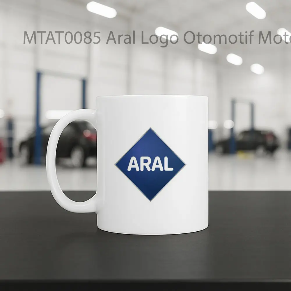 Aral Logo Otomotif Mug - Sudut 2