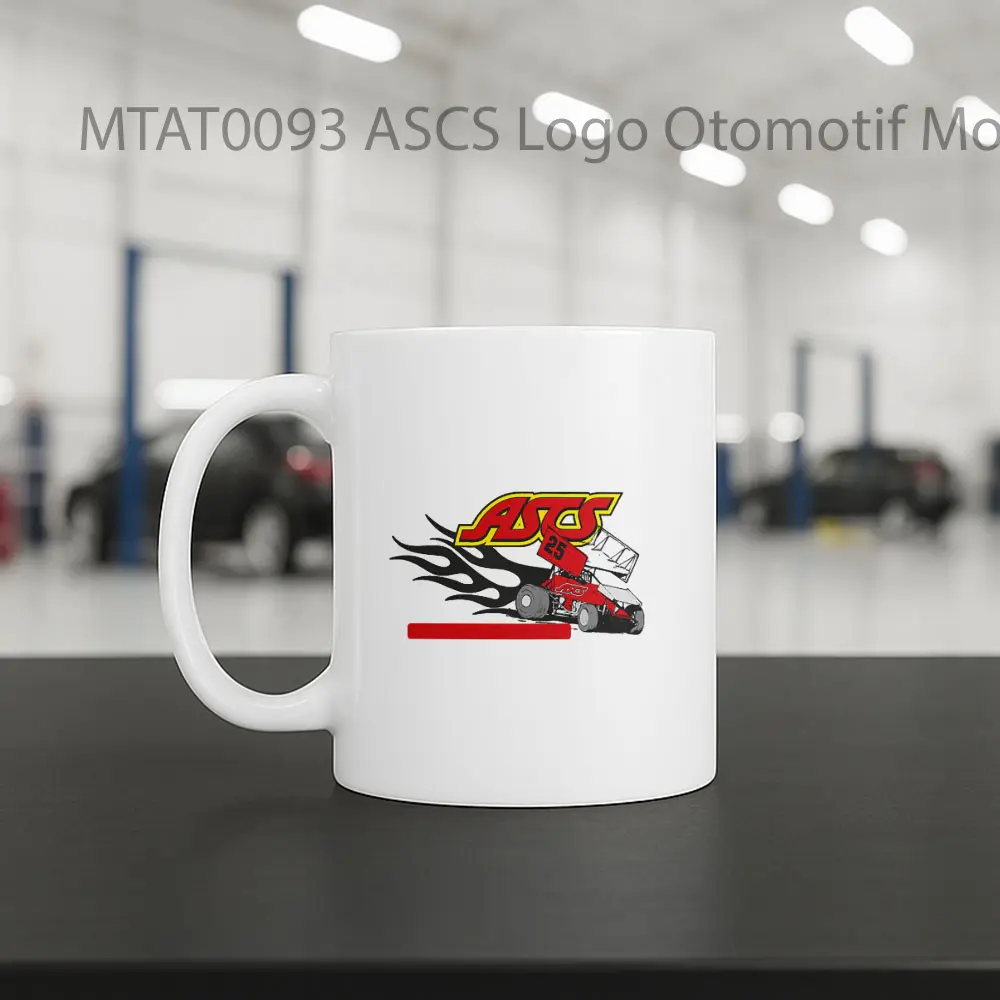 ASCS Logo Otomotif Mug - Sudut 2