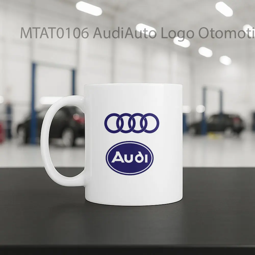AudiAuto Logo Otomotif Mug - Sudut 2
