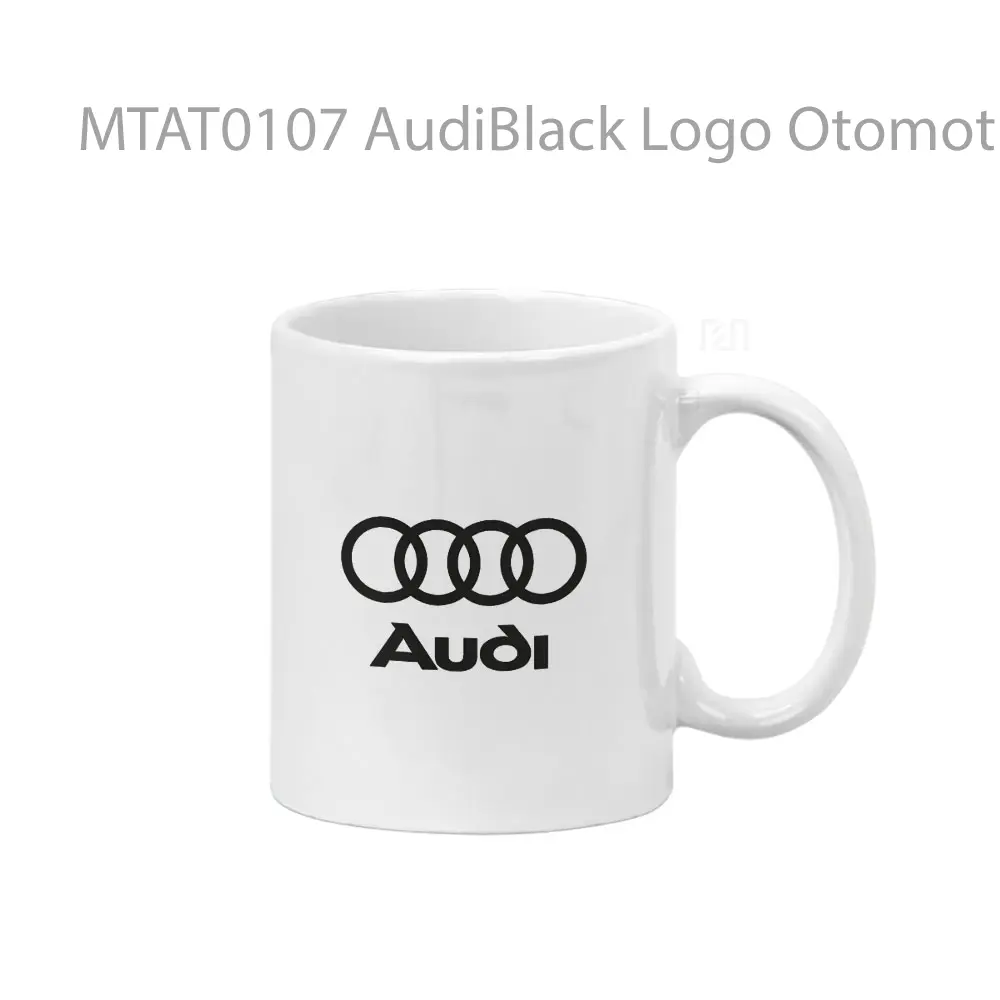 AudiBlack Logo Otomotif Mug