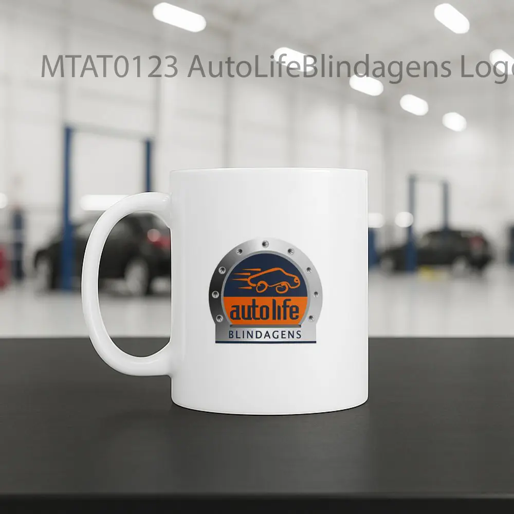 AutoLifeBlindagens Logo Otomotif Mug - Sudut 2