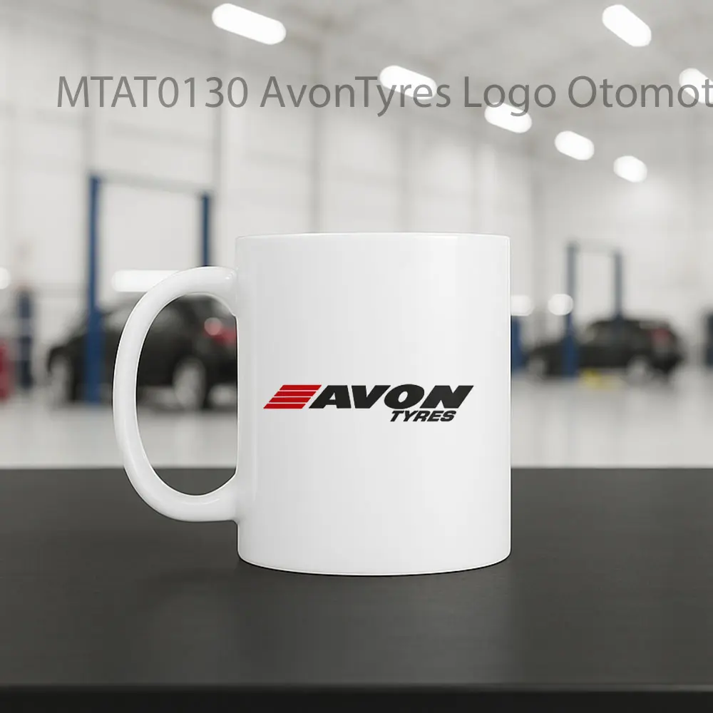 AvonTyres Logo Otomotif Mug - Sudut 2