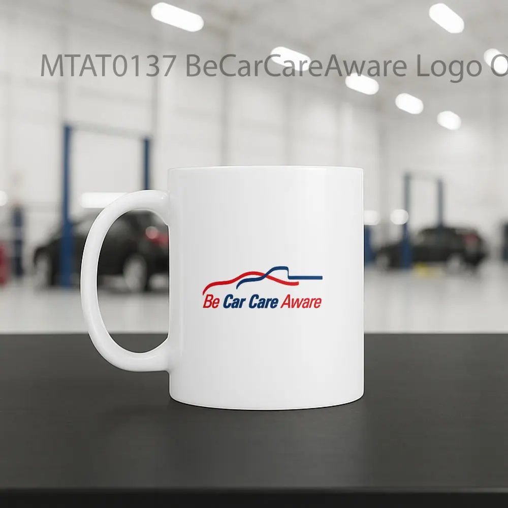 BeCarCareAware Logo Otomotif Mug - Sudut 2