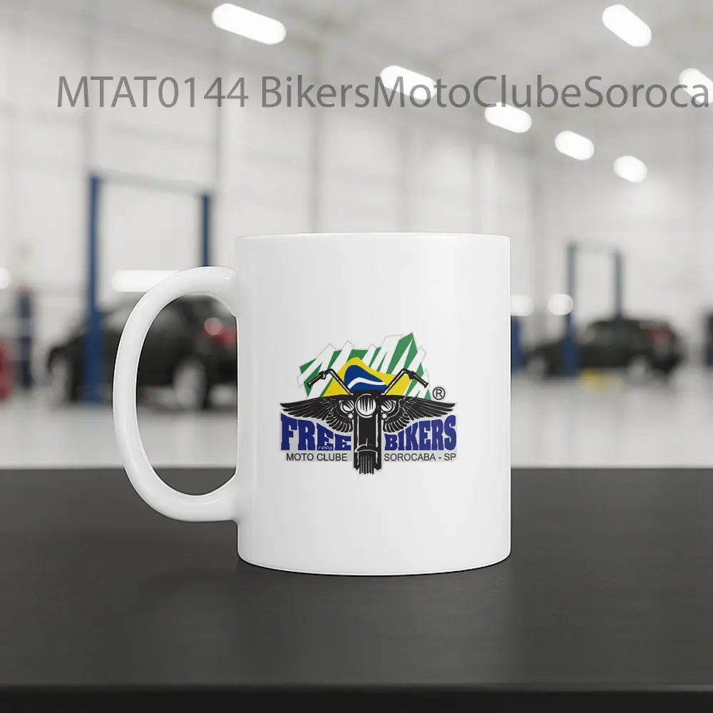 BikersMotoClubeSorocaba Logo Otomotif Mug - Sudut 2