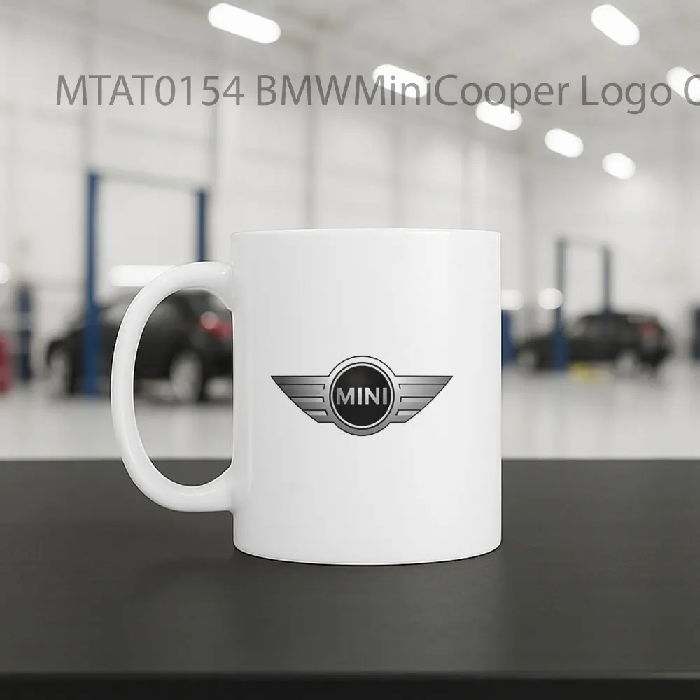 BMWMiniCooper Logo Otomotif Mug - Sudut 2