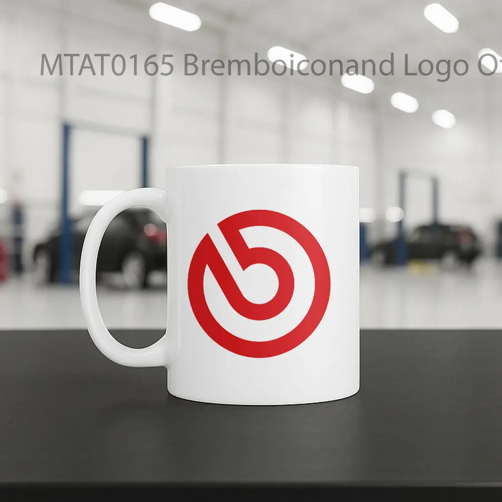 Bremboiconand Logo Otomotif Mug - Sudut 2