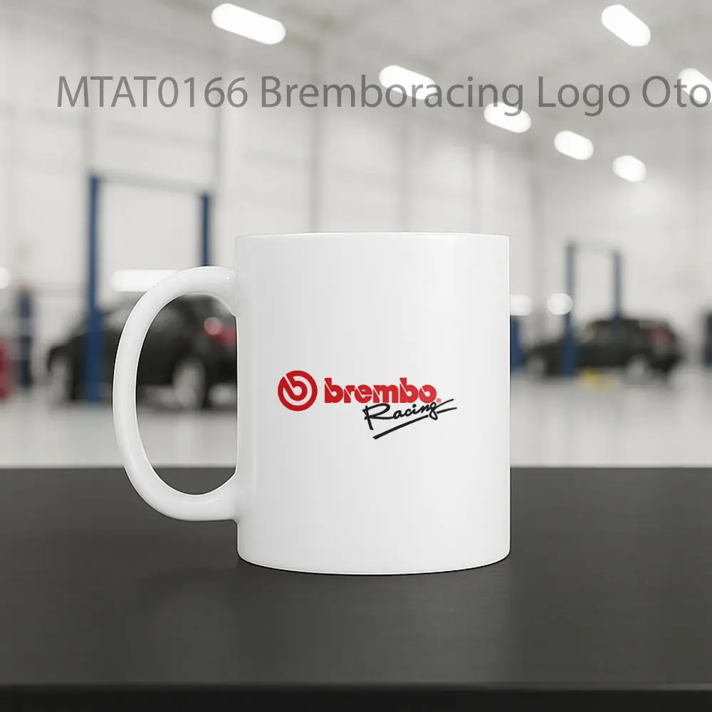 Bremboracing Logo Otomotif Mug - Sudut 2