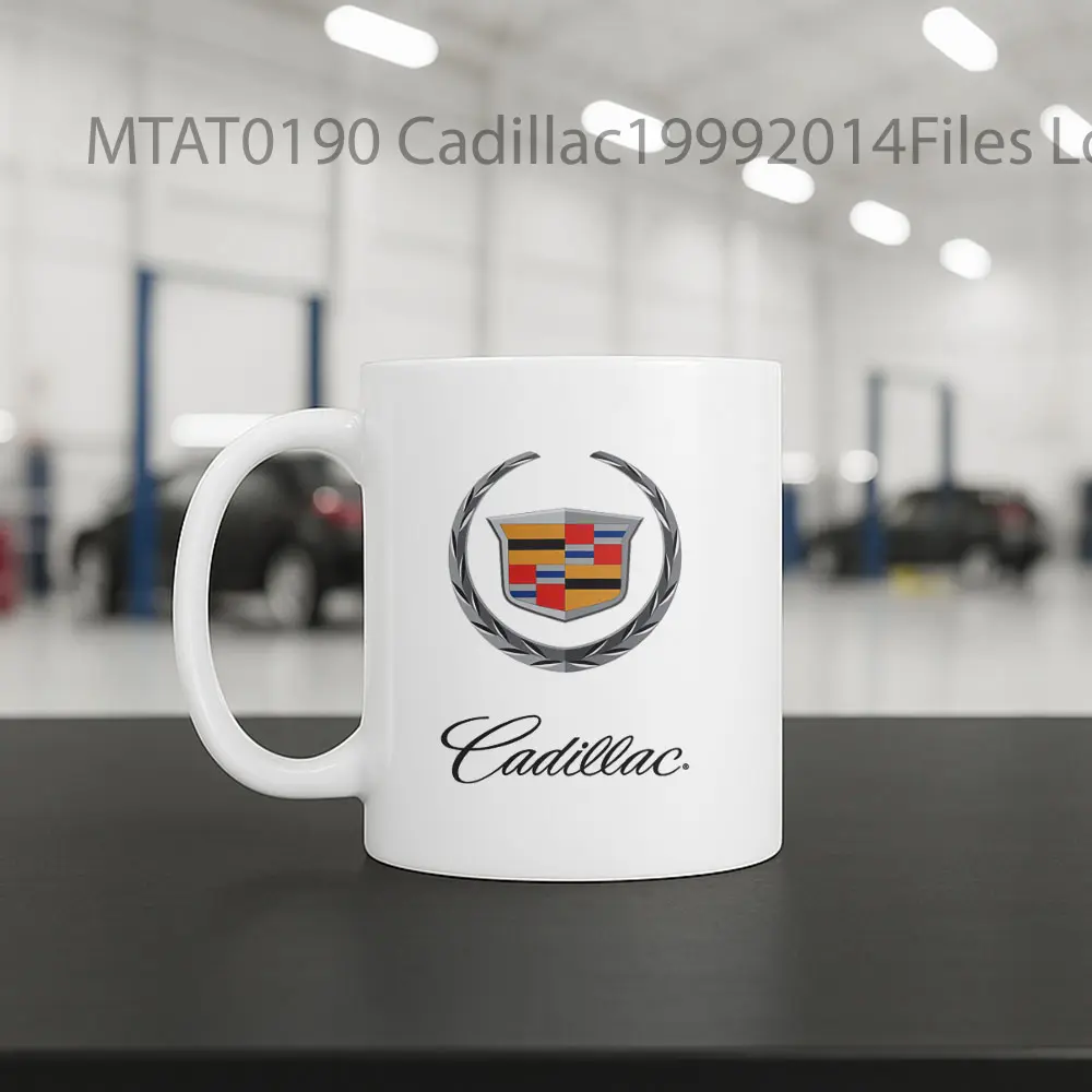 Cadillac19992014Files Logo Otomotif Mug - Sudut 2