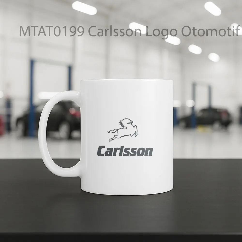 Carlsson Logo Otomotif Mug - Sudut 2