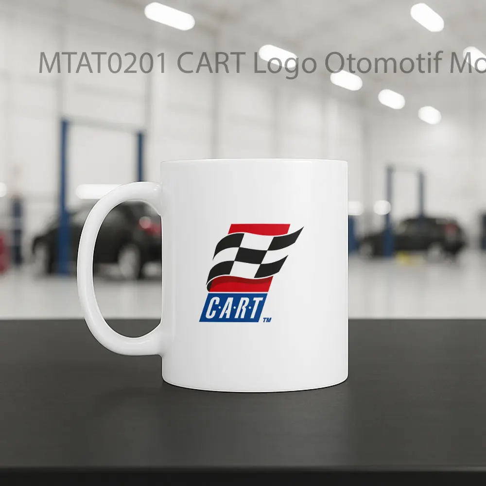 CART Logo Otomotif Mug - Sudut 2