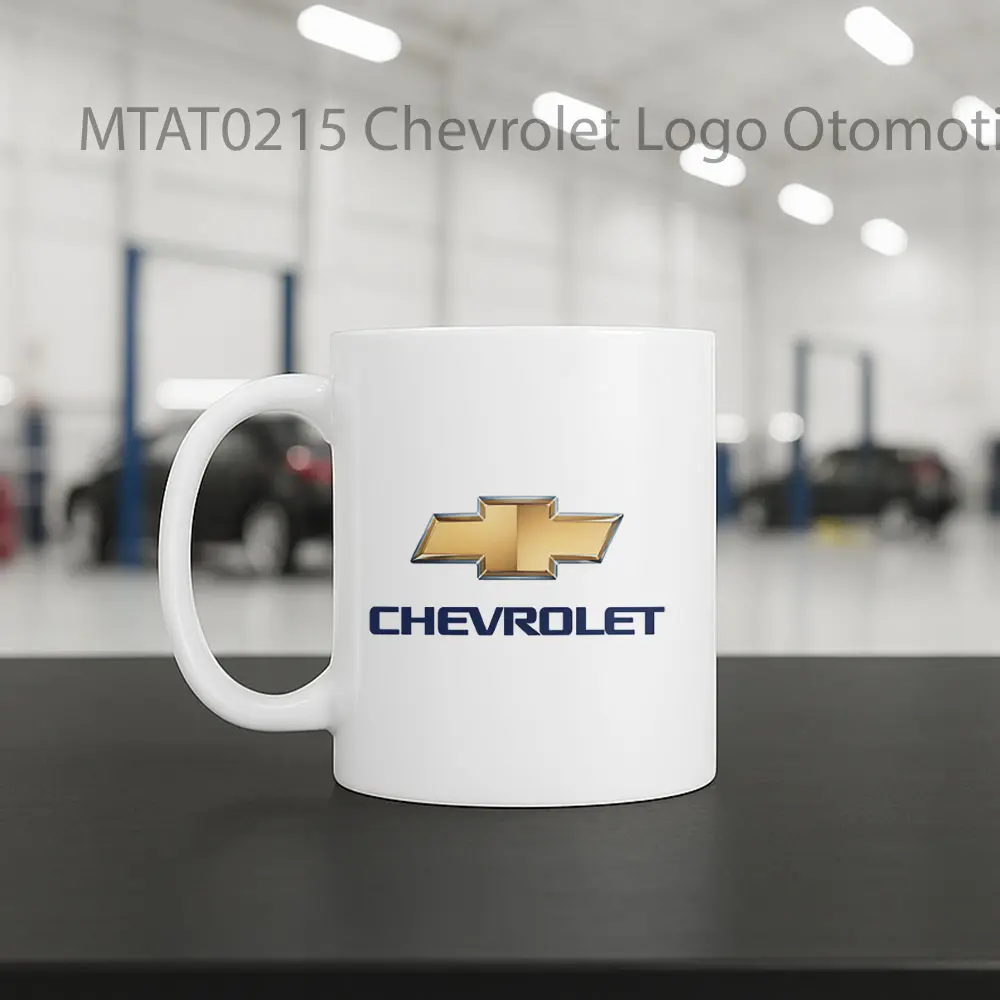 Chevrolet Logo Otomotif Mug - Sudut 2