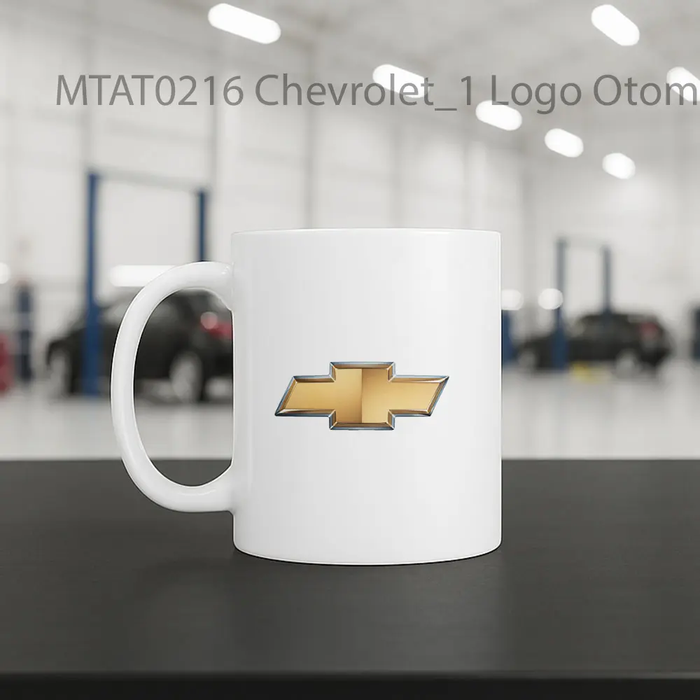 Chevrolet_1 Logo Otomotif Mug - Sudut 2