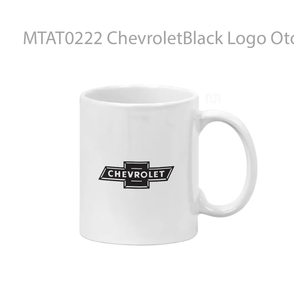 ChevroletBlack Logo Otomotif Mug